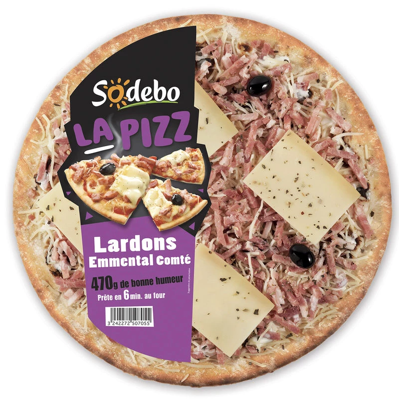 La Pizza Lardons Comte 470g