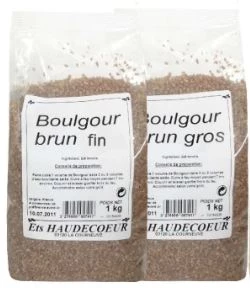Fine Brown Bulgur 1kg - Legumor