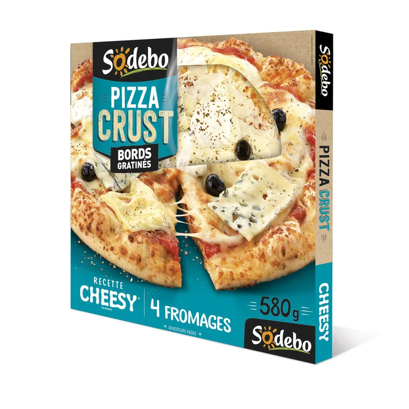 Pizza Crust Cheesy 4 From 580g