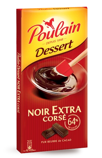 Chocolat noir extra, Poulain (200 g)