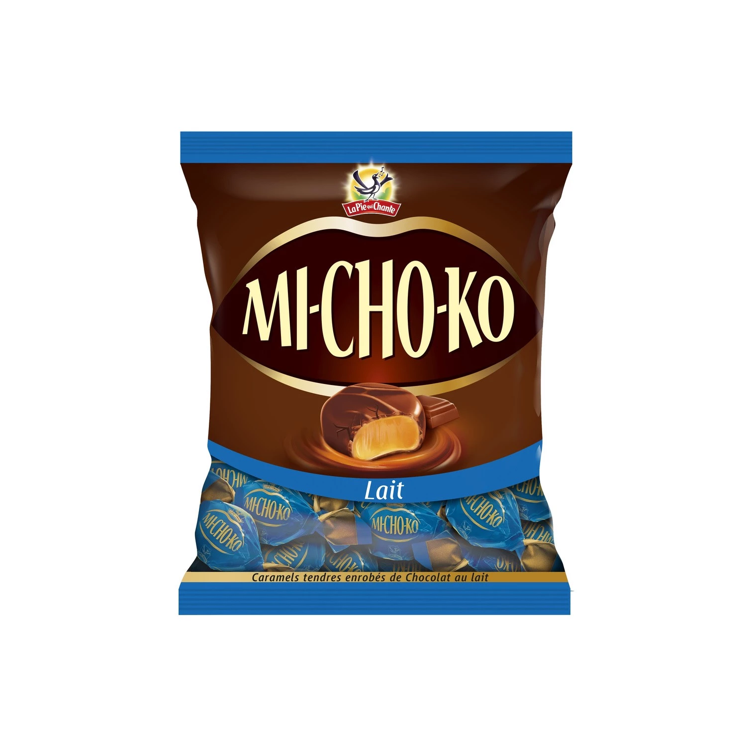 Bonbons caramel chocolat lait Michoko 280g - LA PIE QUI CHANTE