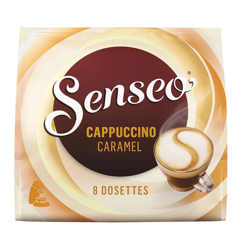 Cappuccino caramel 8 dosettes - SENSEO