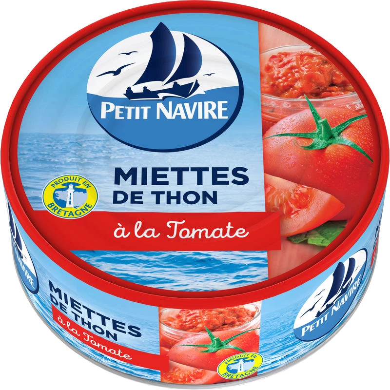 Tuna Tomato & Herbes de Provence crumbles, 250g - PETIT NAVIRE