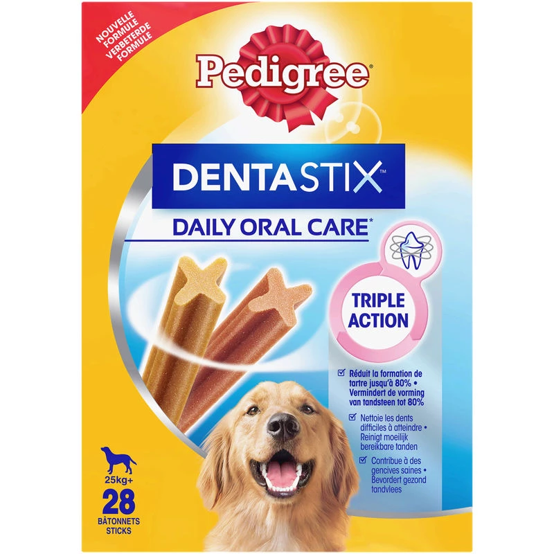 Sticks chiens Dentastix chien maxi 28 palitos 1080 g - PEDIGREE