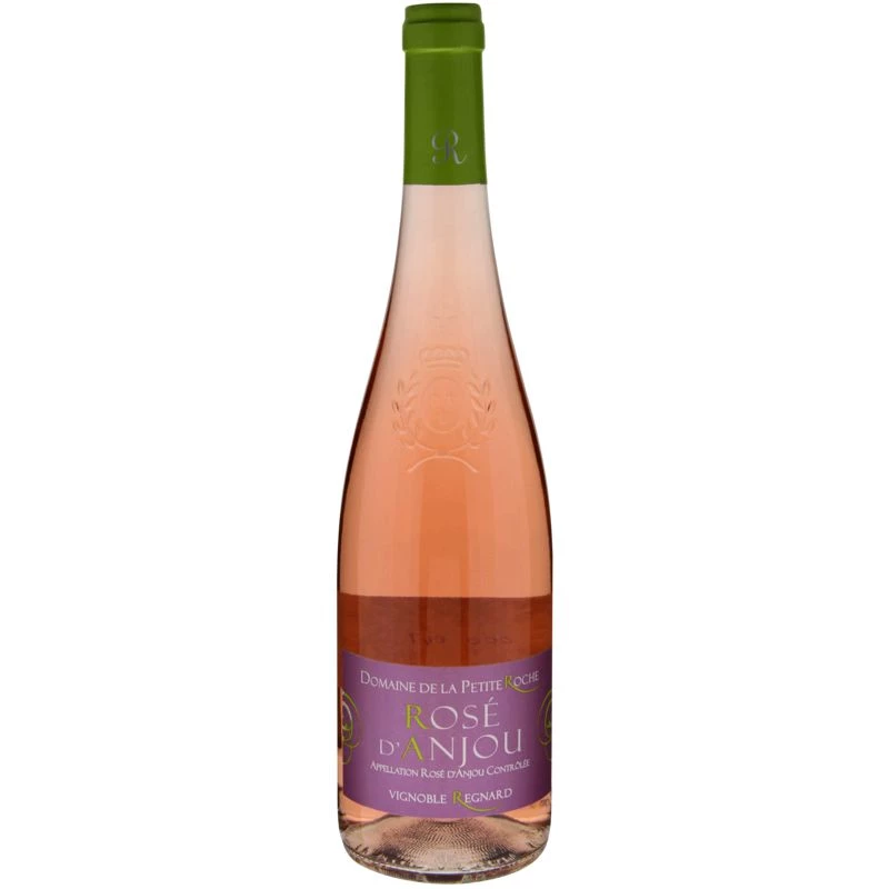 Vin rosé Rosé d'Anjou, 10°, 75 cl, DOMAINE DE LA PETITE ROCHE