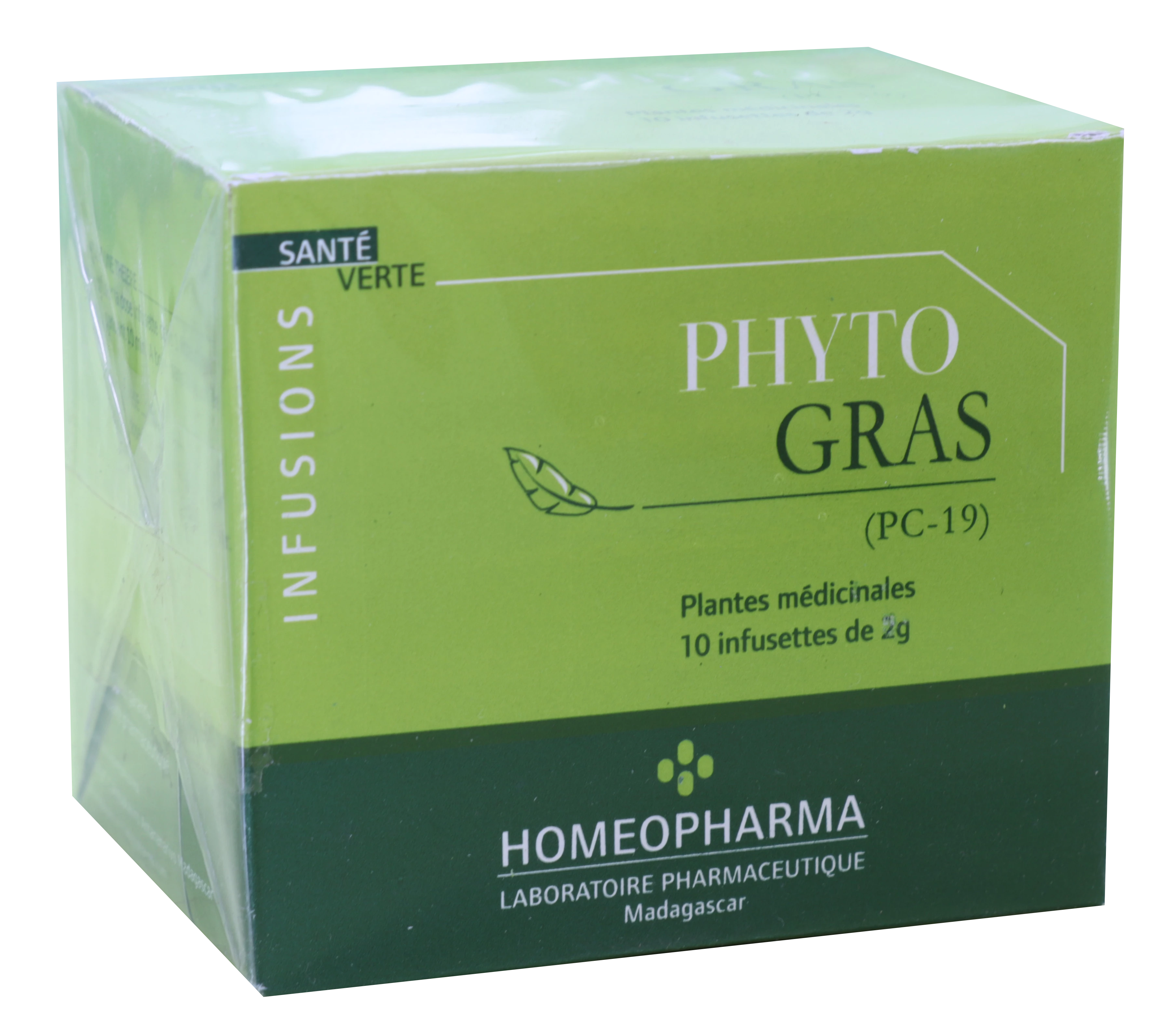 Traditional Phytotherapy Pc19-phyto-gras Box 20 Infusettes - HOMEOPHARMA