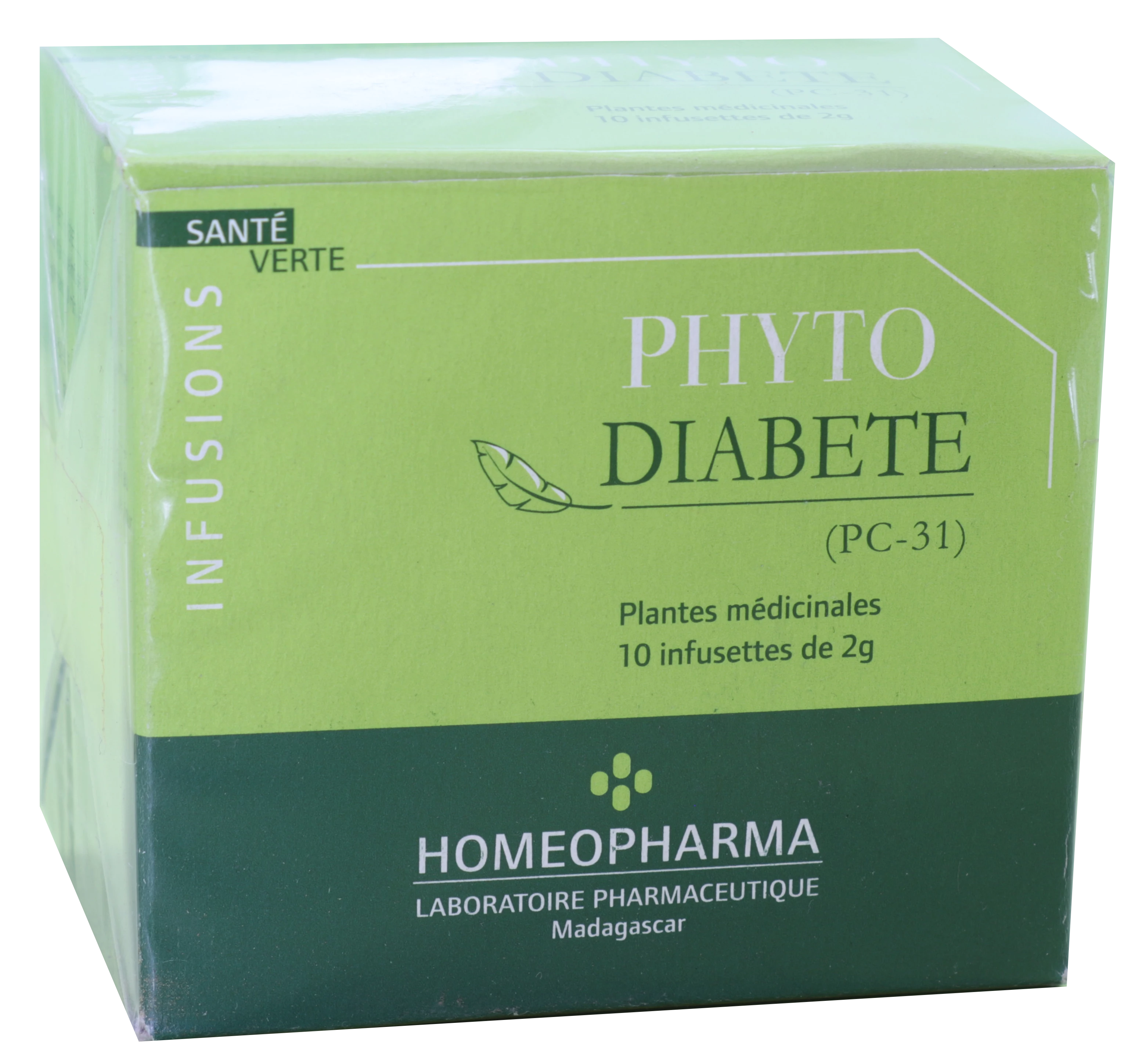 Phytotherapie Traditionnelle  Pc31-phyto-diabete  Bte / 20 Infusettes - Homeopharma