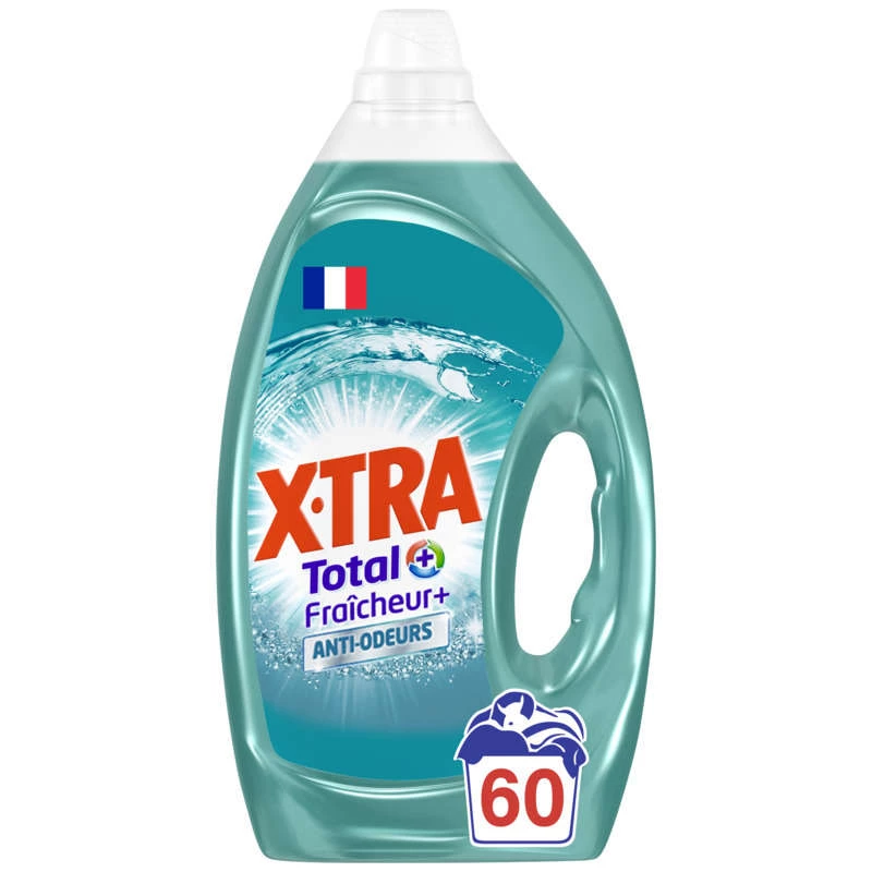 Fresh liquid detergent + 60 washes - X-TRA