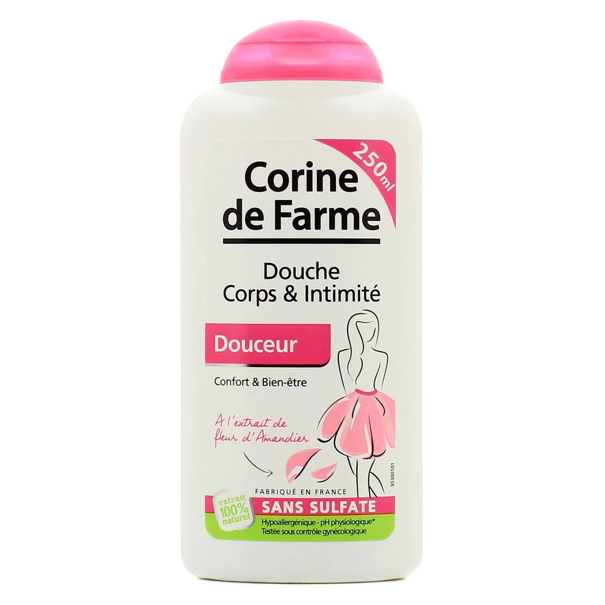 Body and intimate shower gel 250ml - CORINE DE FARME