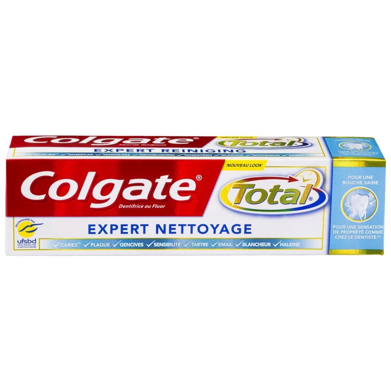 Dentifrice total expert nettoyage 75ml - COLGATE