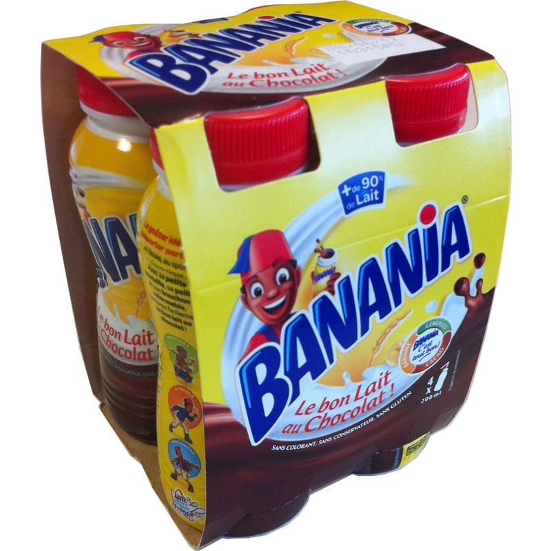 Chocolate milk 4x20cl - BANANIA