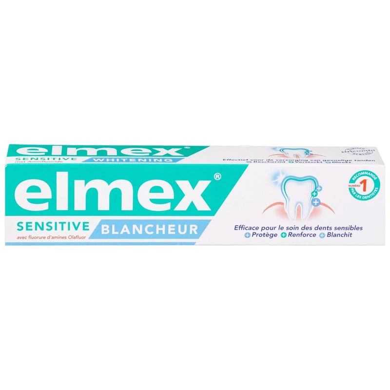 Dentifrice sensitive blancheur 75ml - ELMEX