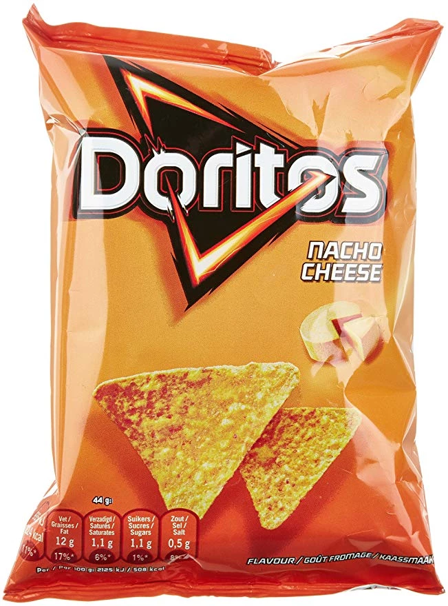 Chips Nachos Queso, 44g - DORITOS