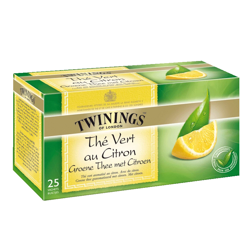 Green tea with lemon x25 50g - TWININGS