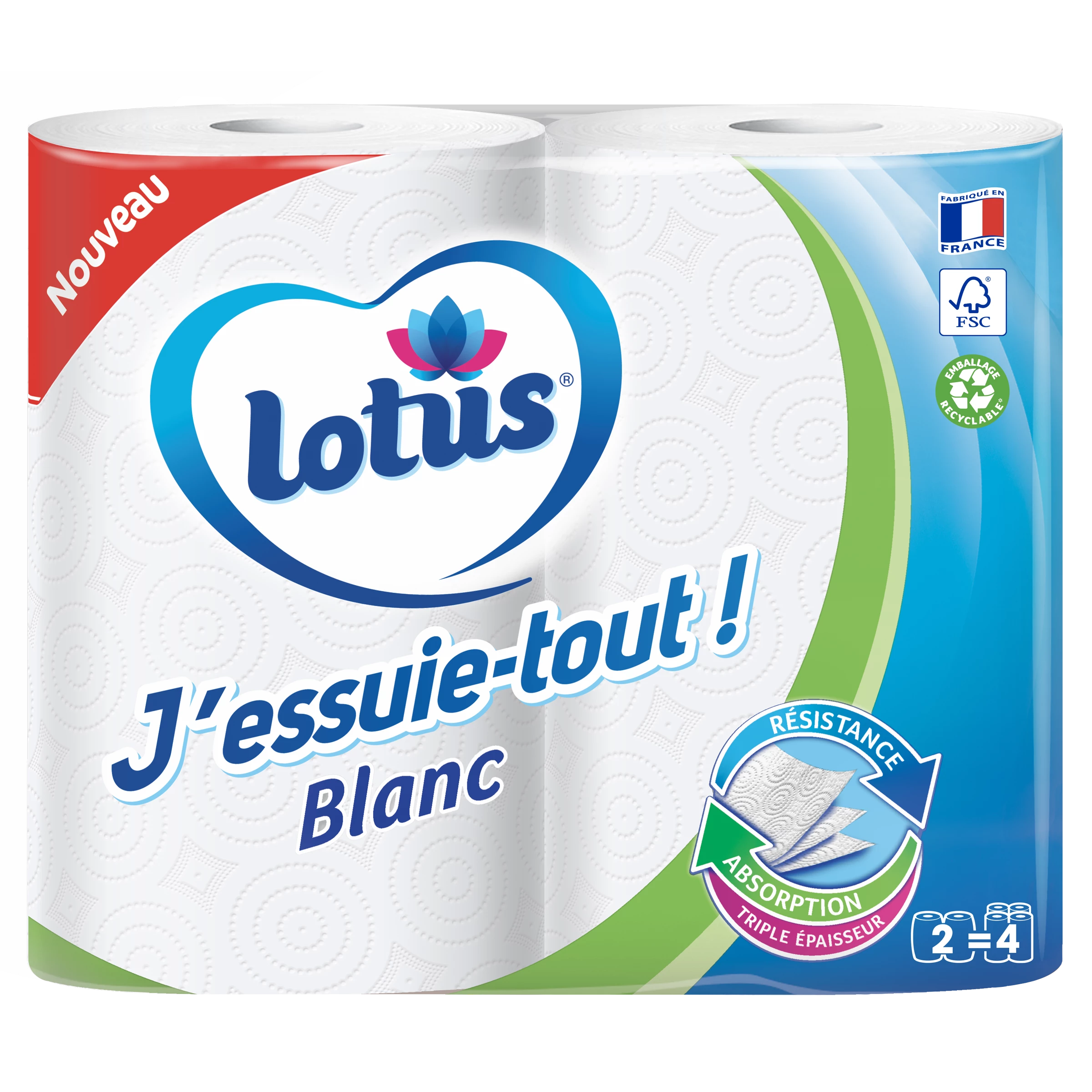 Lotus J Paper Towel Blc 2 4 Rl