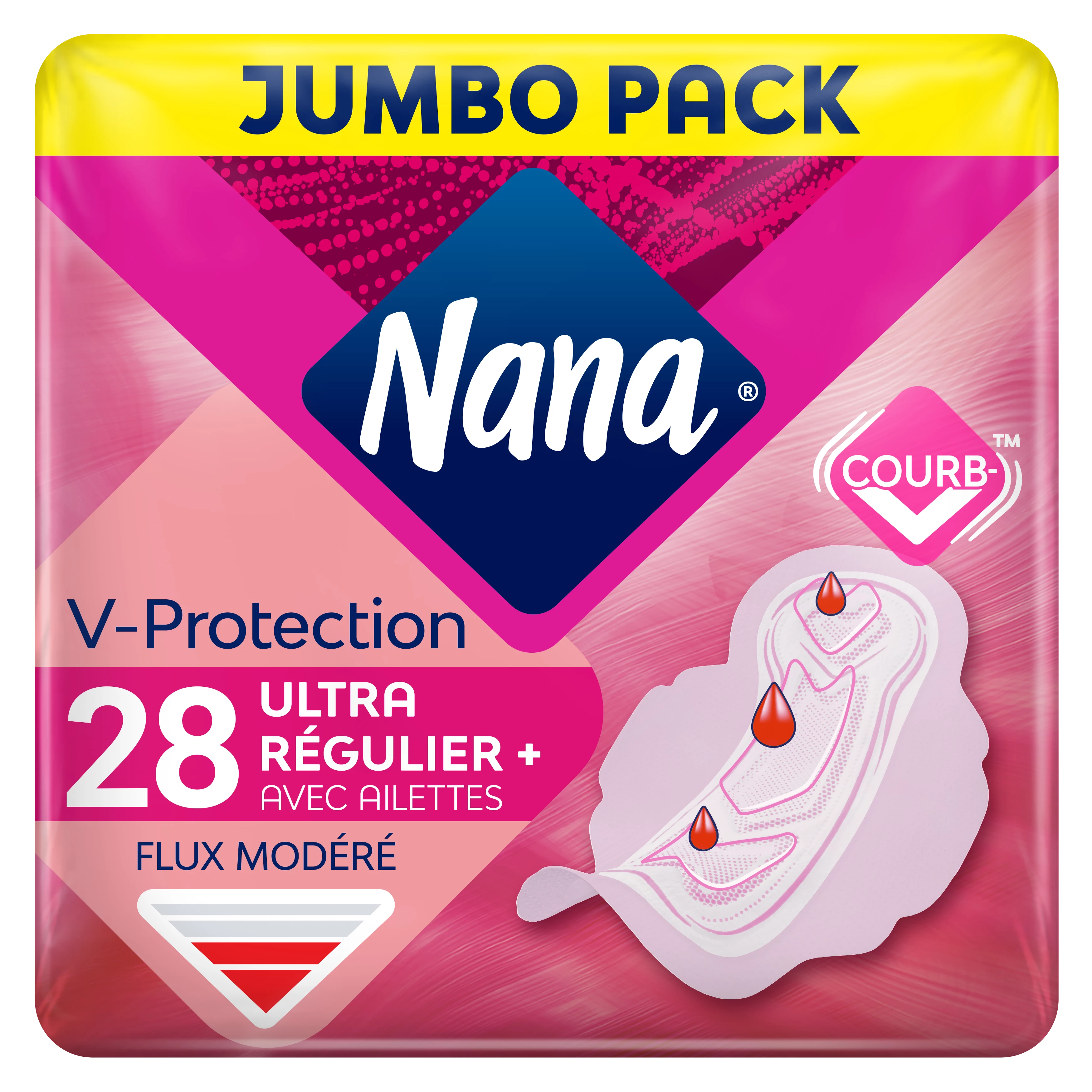 Absorventes higiênicos Nana Ultra Regular + X28 - NANA