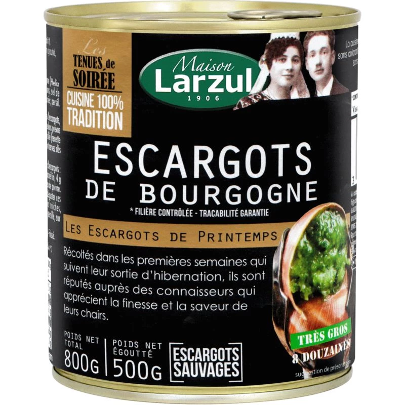 Escargots de Bourgogne 500g - MAISON LARZUL