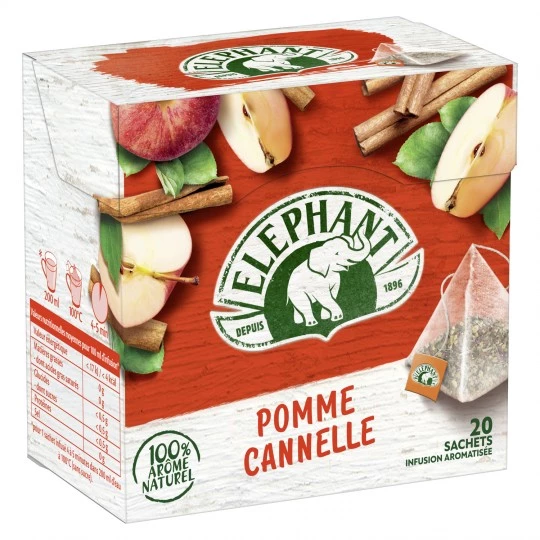 Infusion pomme cannelle x20 36g - ELEPHANT