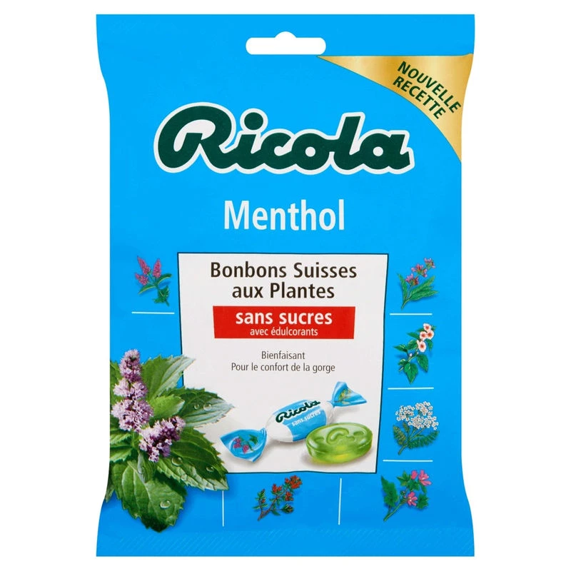 Menthol Sugar Free Candies; 70g - RICOLA
