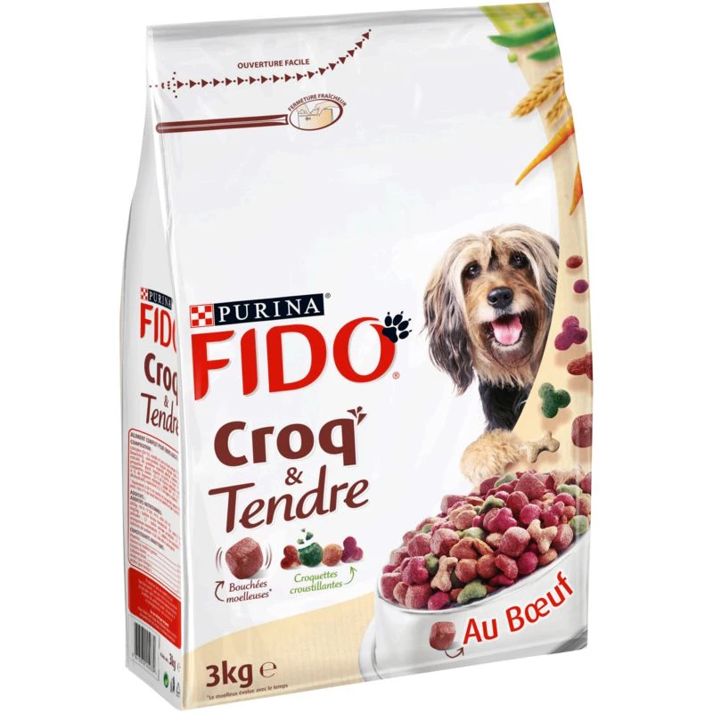 Comida para perros Fido de ternera 3kg - PURINA