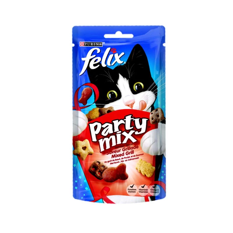 Cat Treats Party Mix Nướng 60g - PURINA