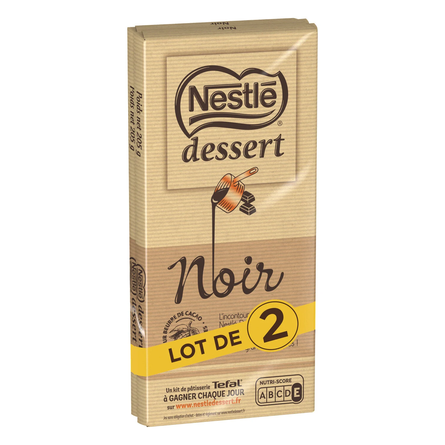 Sobremesa Noir Nestlé Lt2x205g
