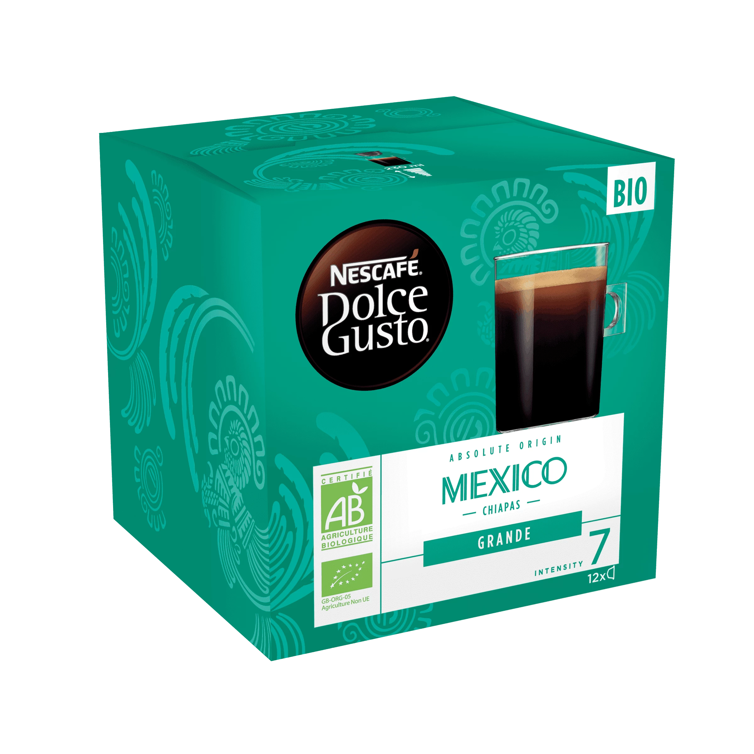 Café absolute oorsprong Mexico Bio x12 capsules - NESCAFÉ DOLCE GUSTO
