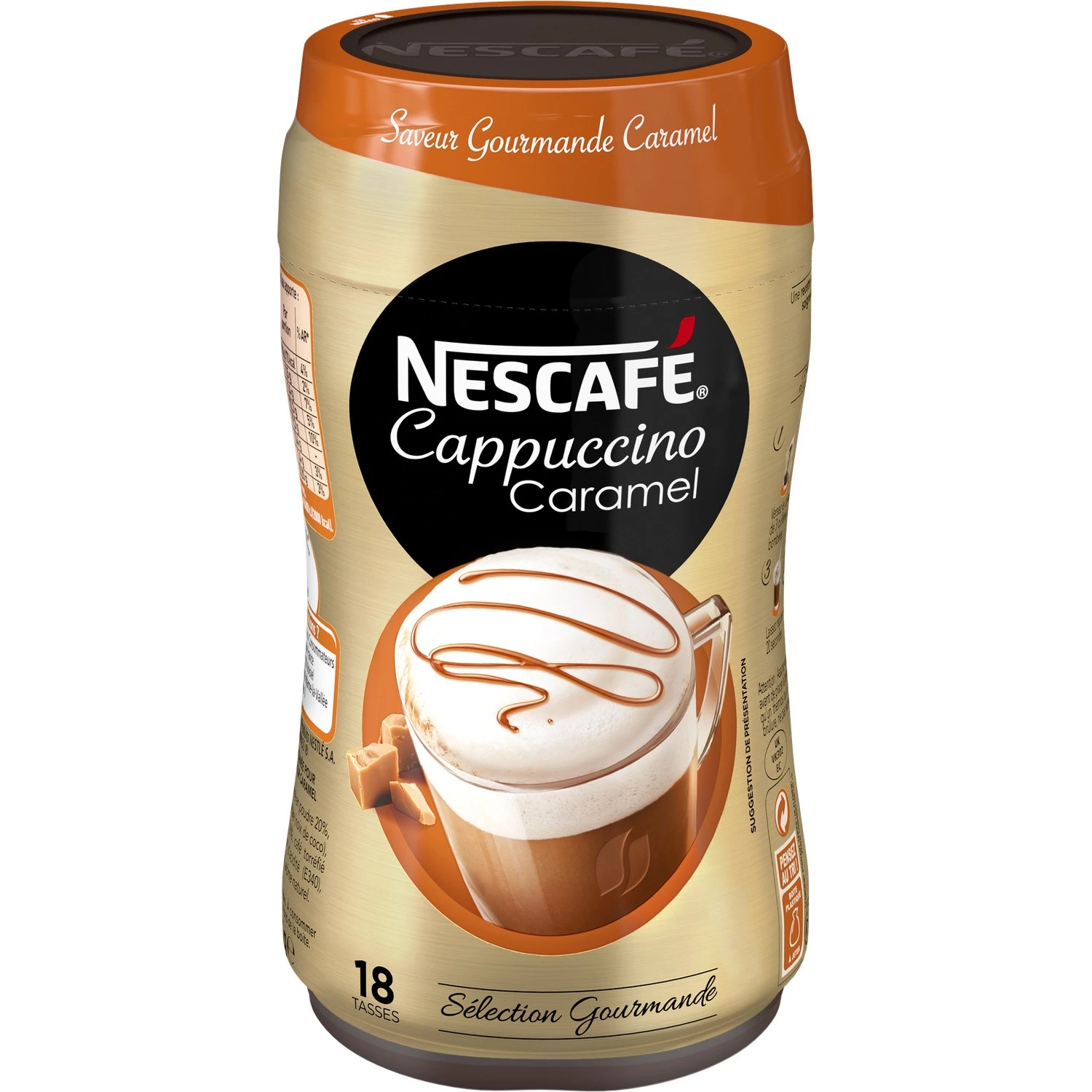Cappuccino caramello solubile 306g - NESCAFÉ