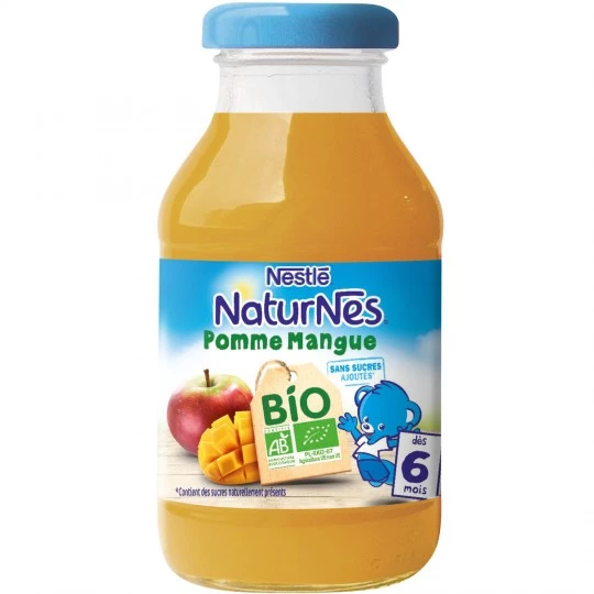 Nước uống táo xoài hữu cơ cho bé từ 6 tháng 200ml - NESTLE