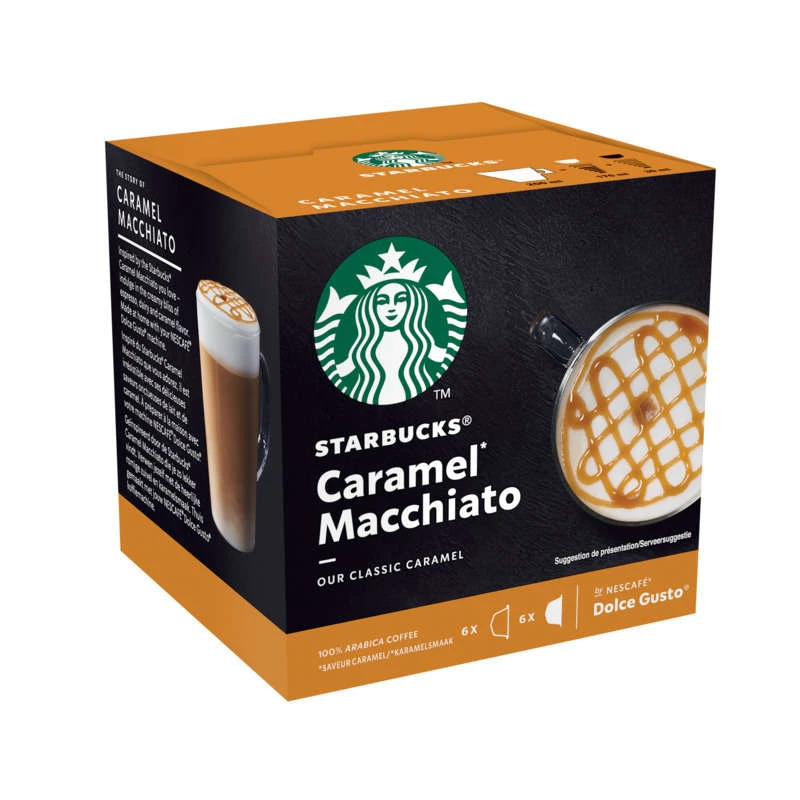 Viên nang café caramel macchiato 12x120g - STARBUCKS