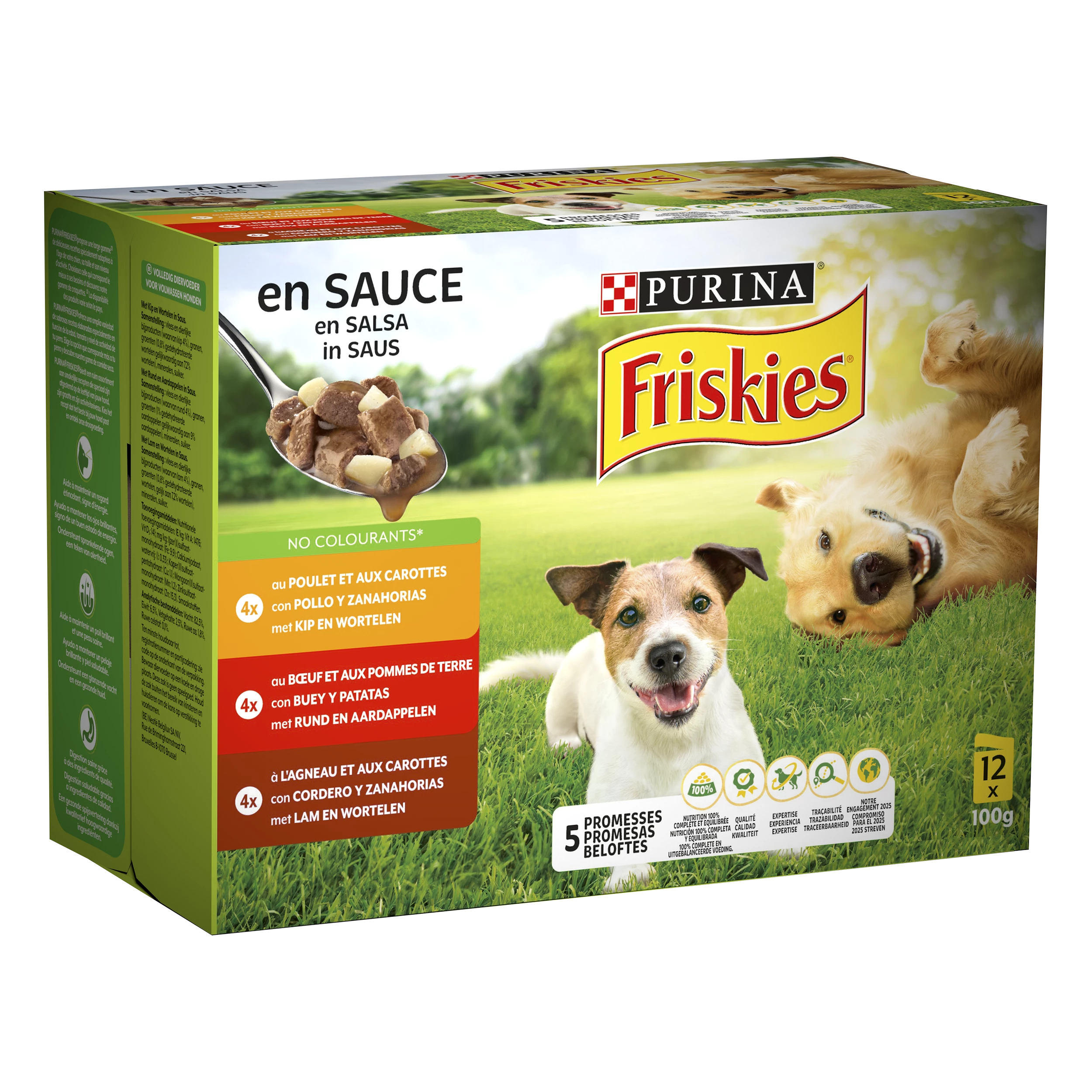Friskies Dog 12x100g Sốt