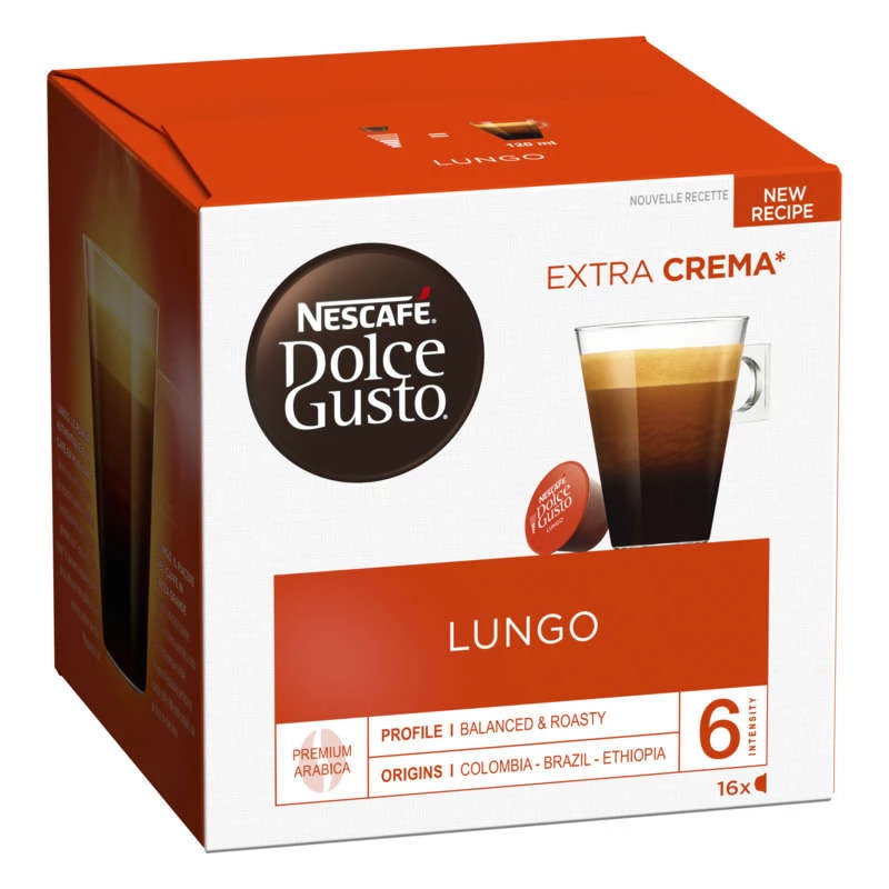 Cà phê Pod Lungo 104g - NESCAFÉ