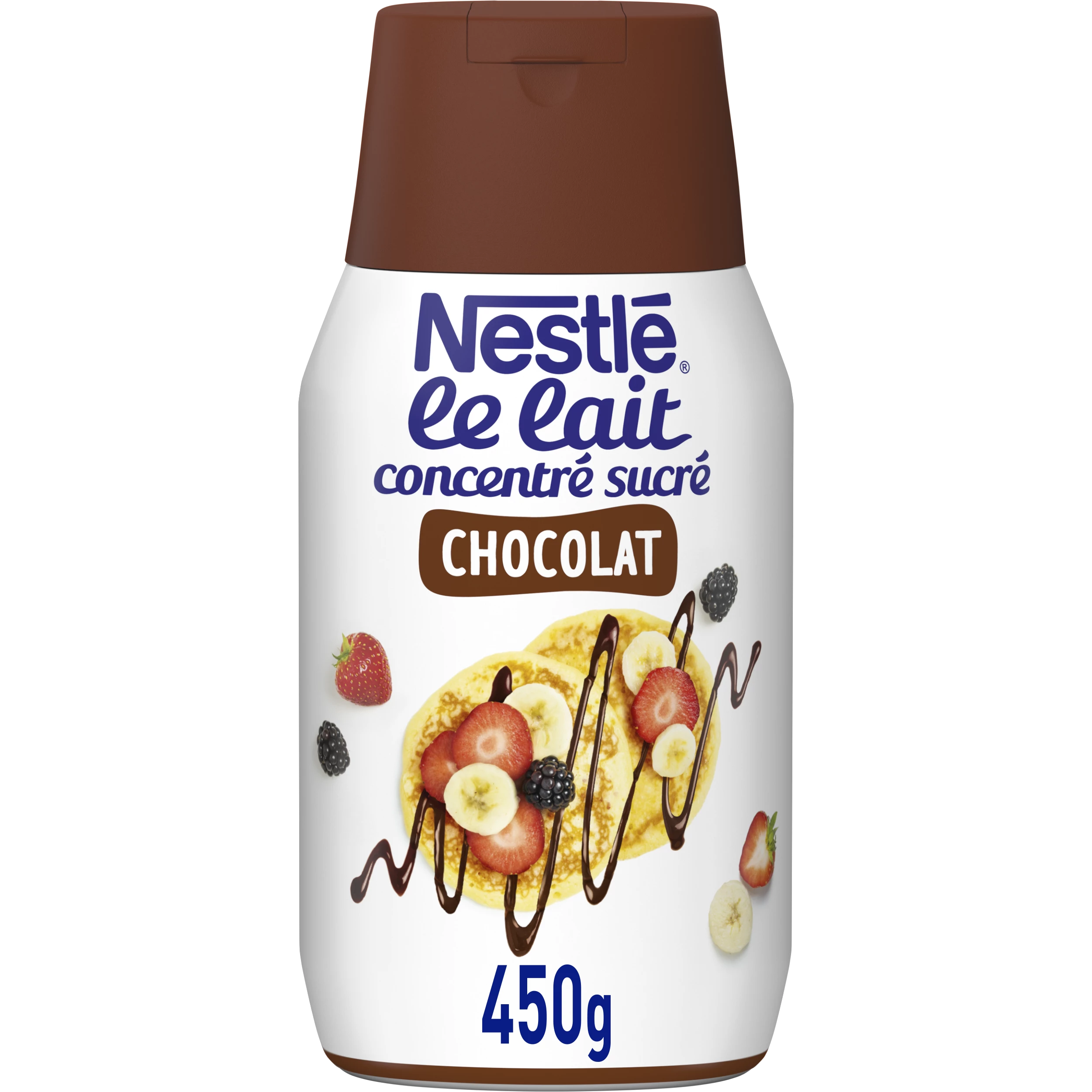 Lait Concentré Sucré goût Chocolat 450g - NESTLE