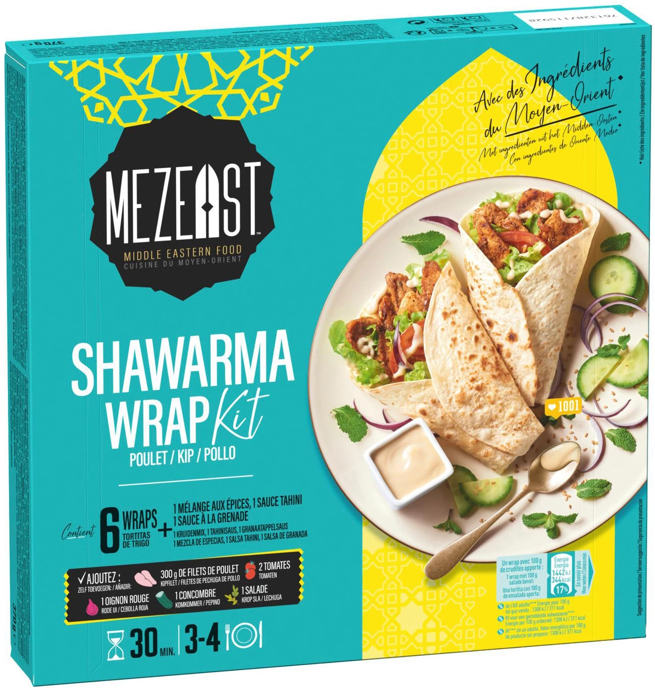 Kit Wrap Shawarma 370g