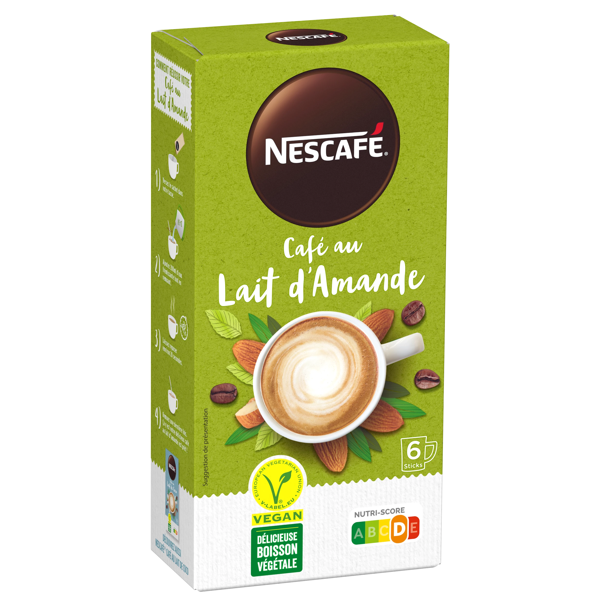 Nescafe Cafe Au Lait Almond 96