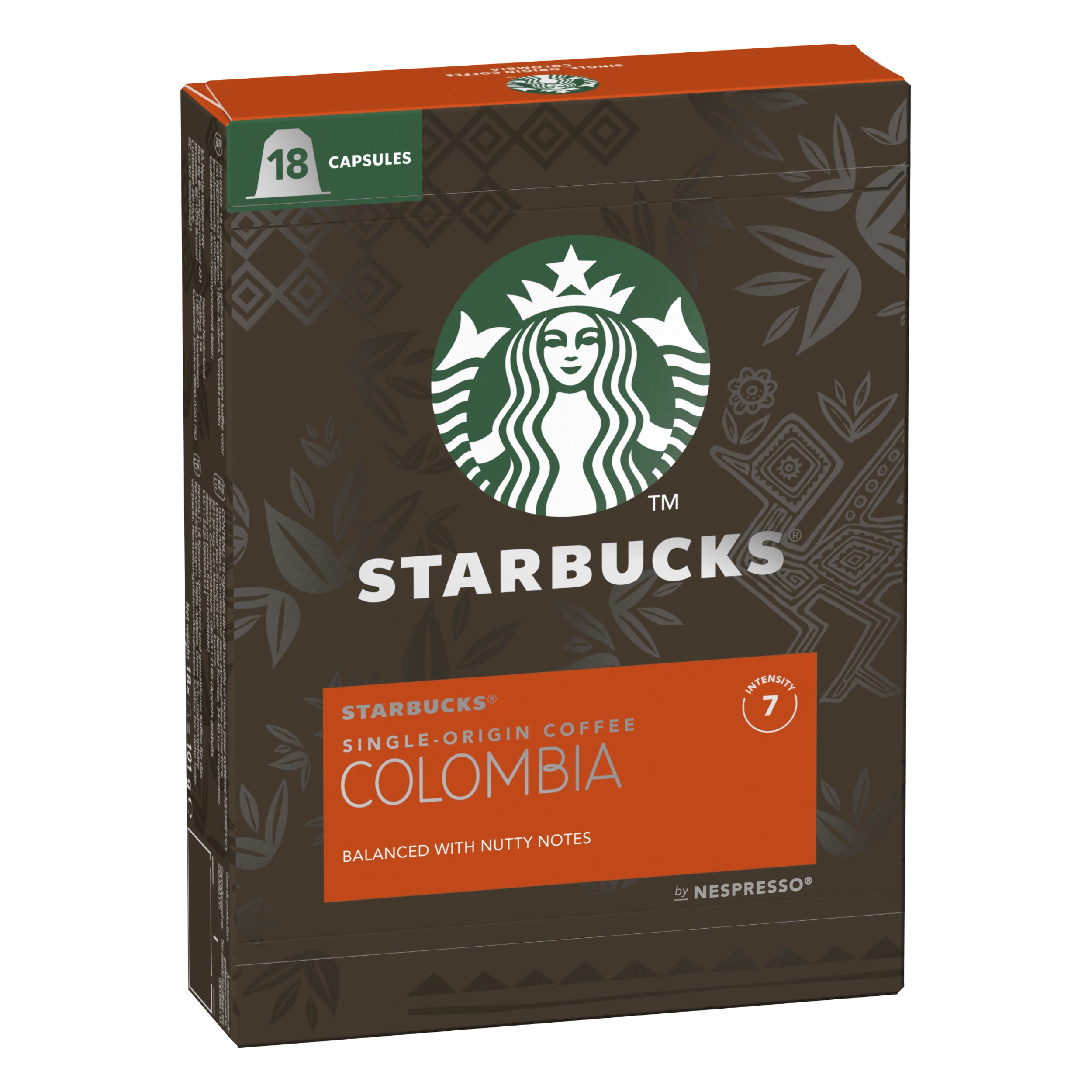 كبسولات القهوة كولومبيا x18 101 جرام - STARBUCKS