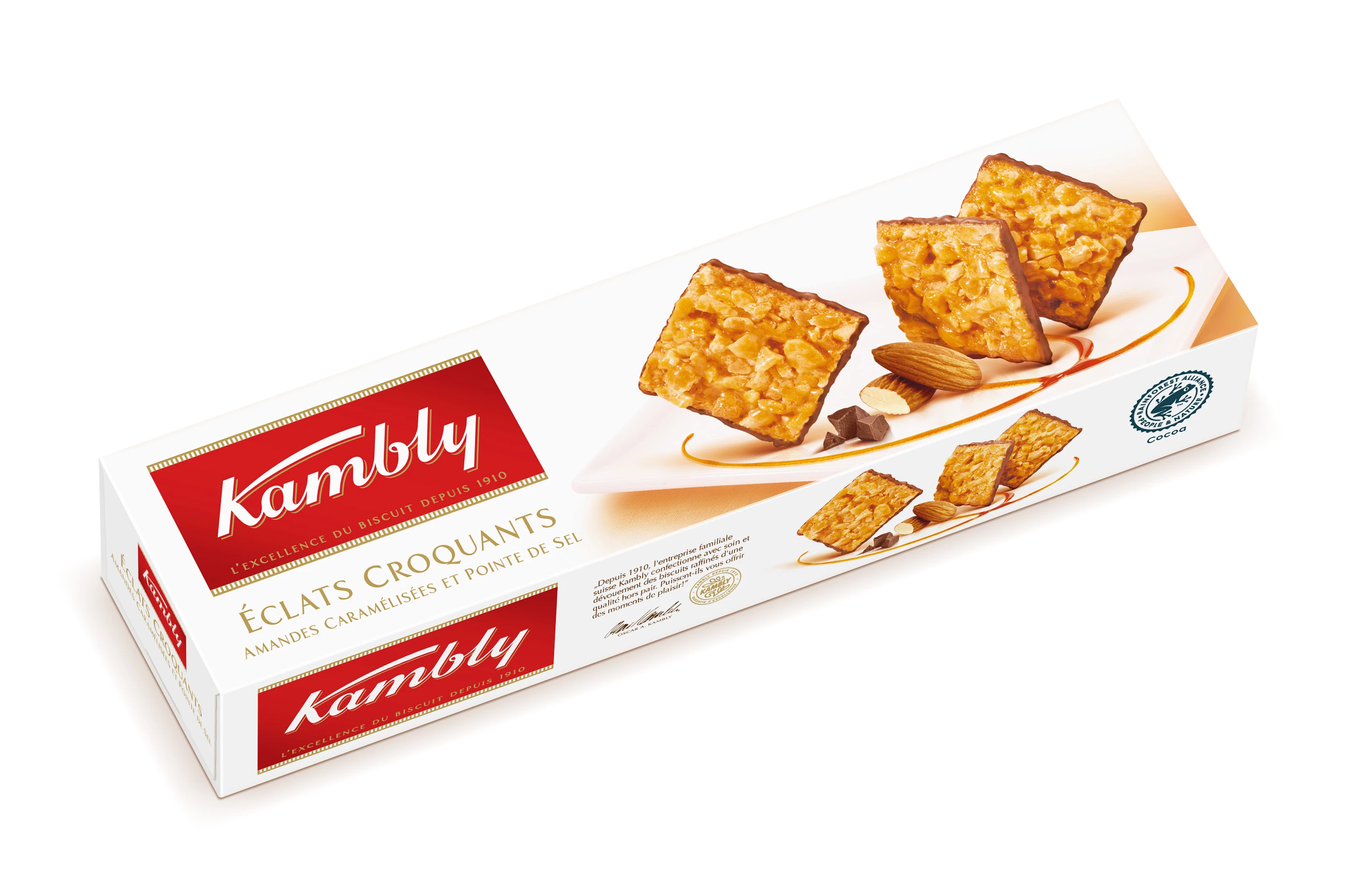 Almond Chips Caramel Salt 90g - KAMBLY