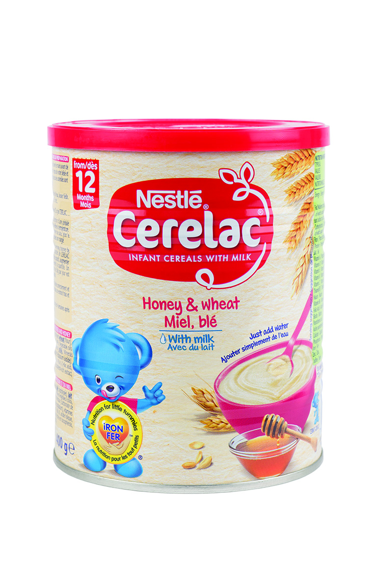 Honey/wheat/milk cereals (24 x 400 g) From 12 months Halal - Cerelac