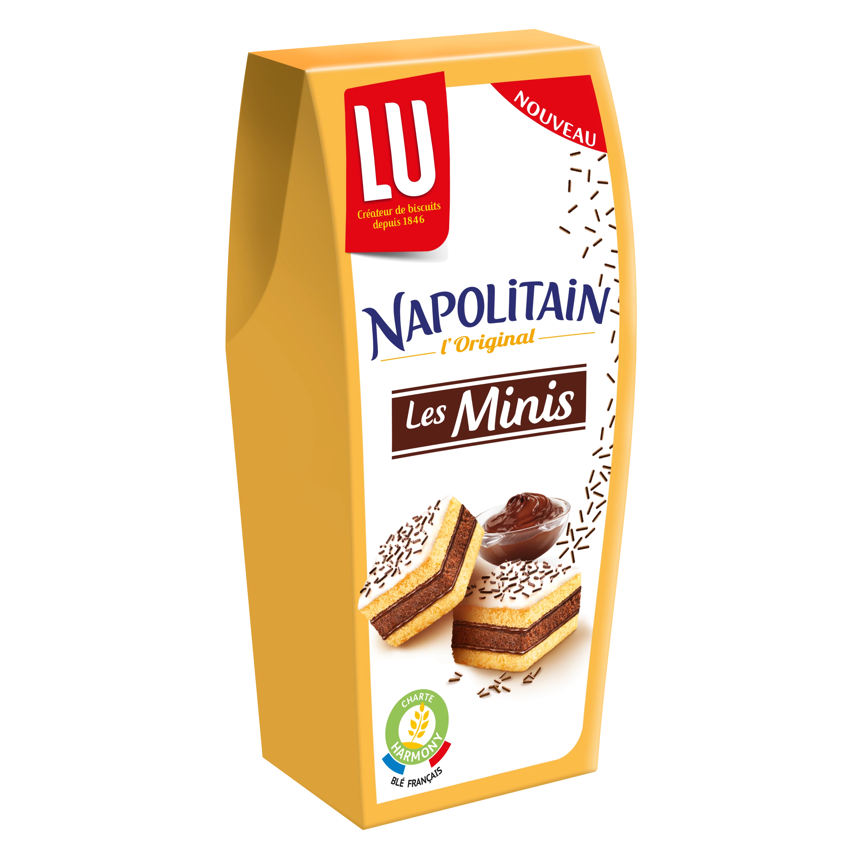 Les Minis Napolitain chocolate cakes, 90g - LU