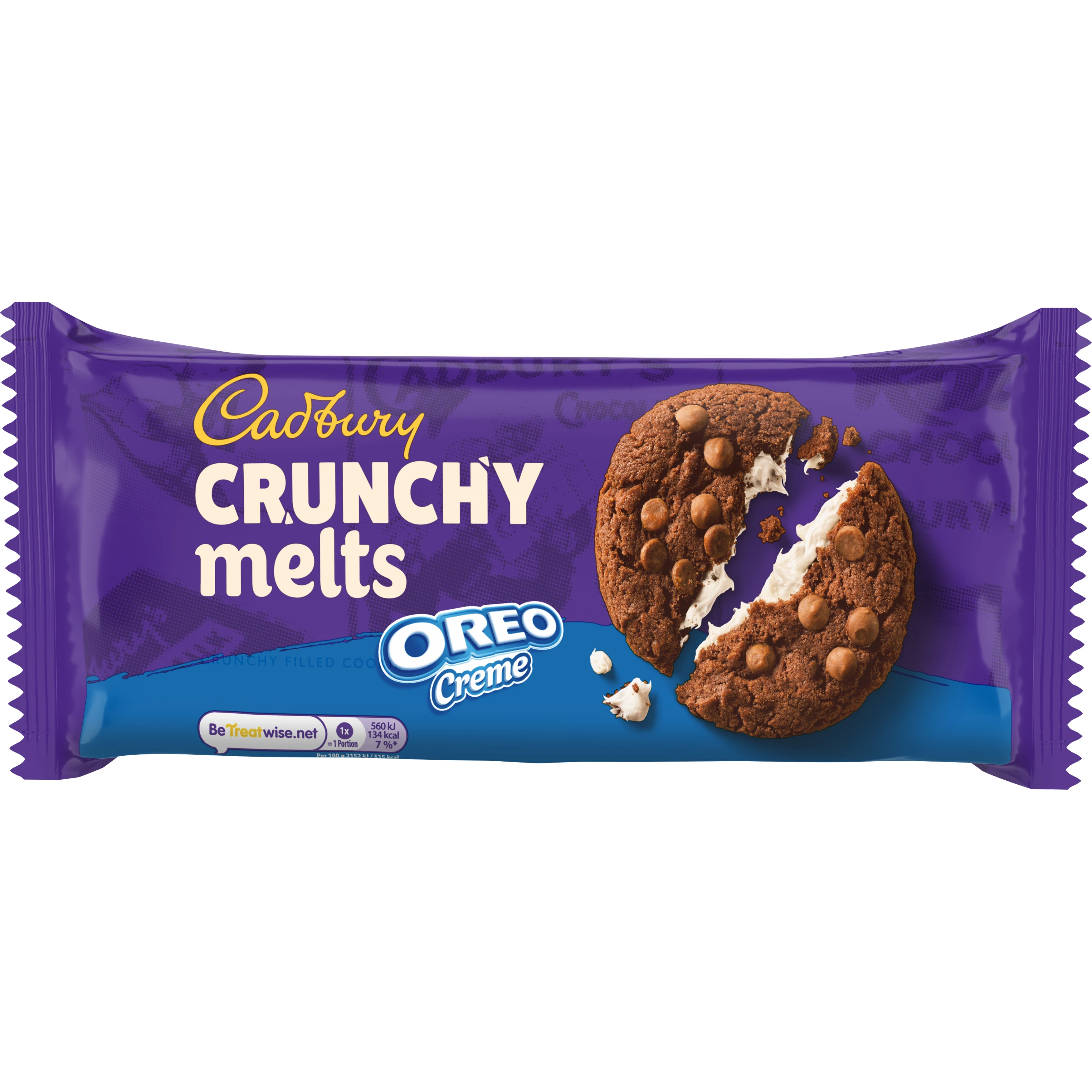 Crunchy Melts Oreo 156g - CADBURY