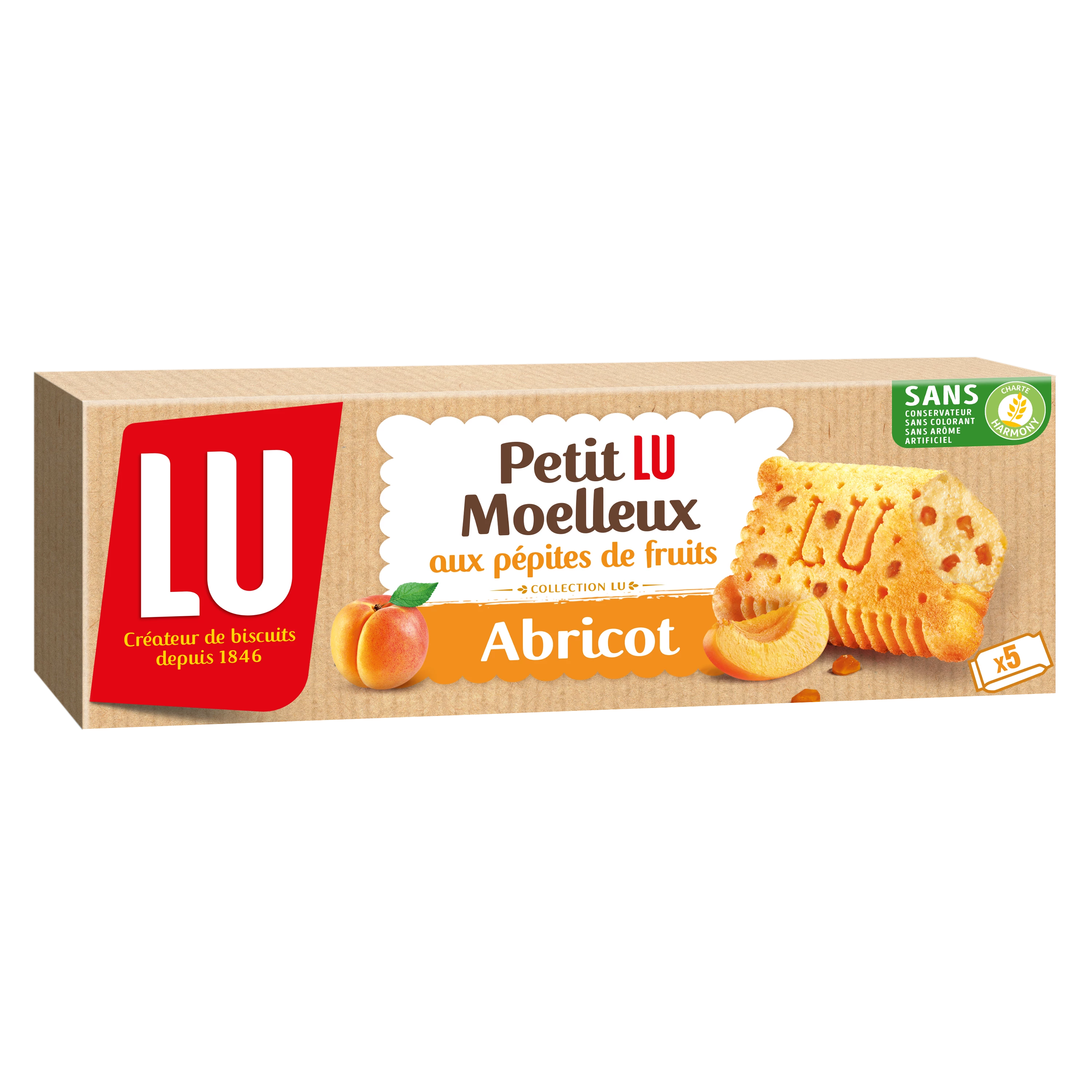 Petit Lu Moelleux Abricot 140g