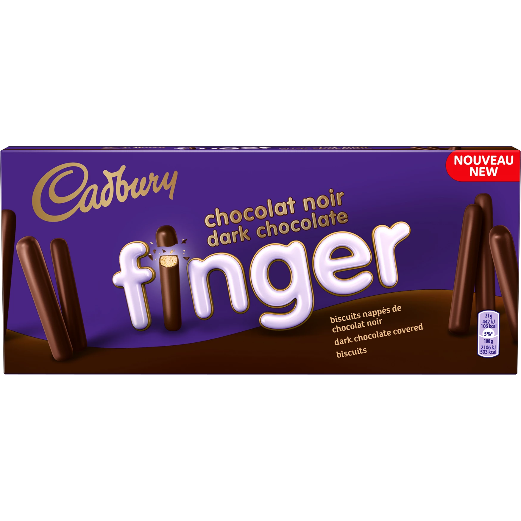 Finger Chocolat Noir 114gr