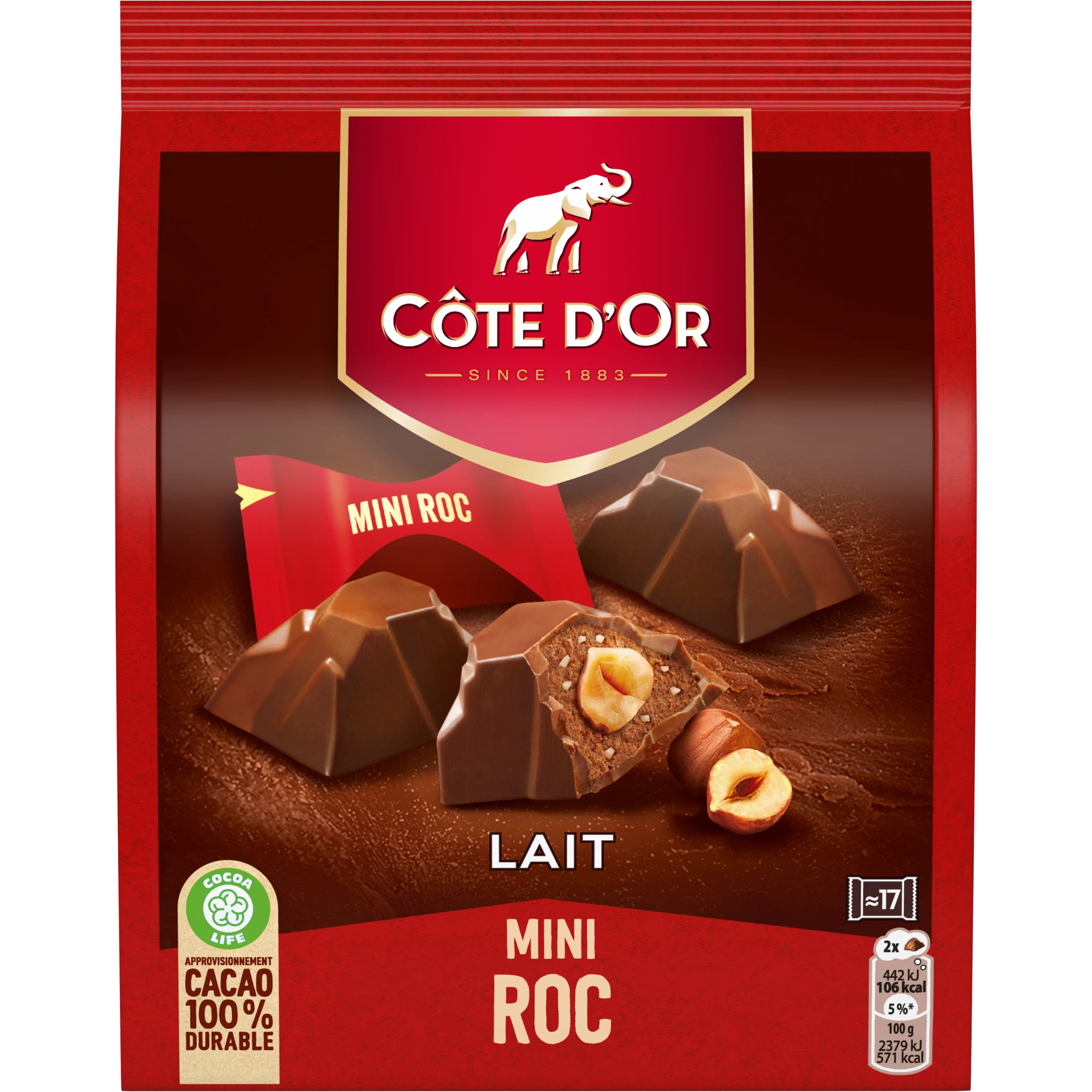 Mini Rocher Milchschokolade 158g - COTE D'OR