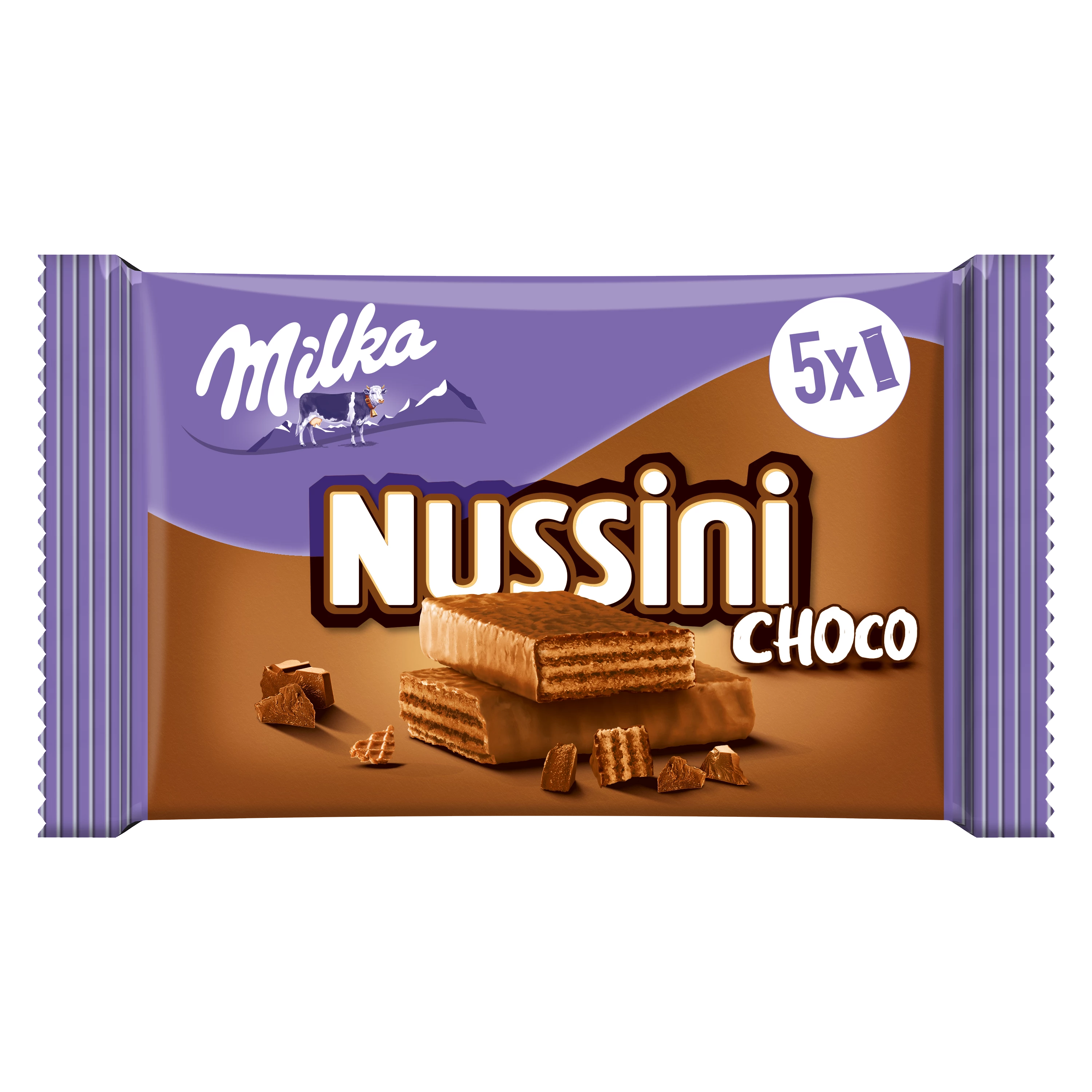 Barres Chocolatées Nussini 5x31g - MILKA