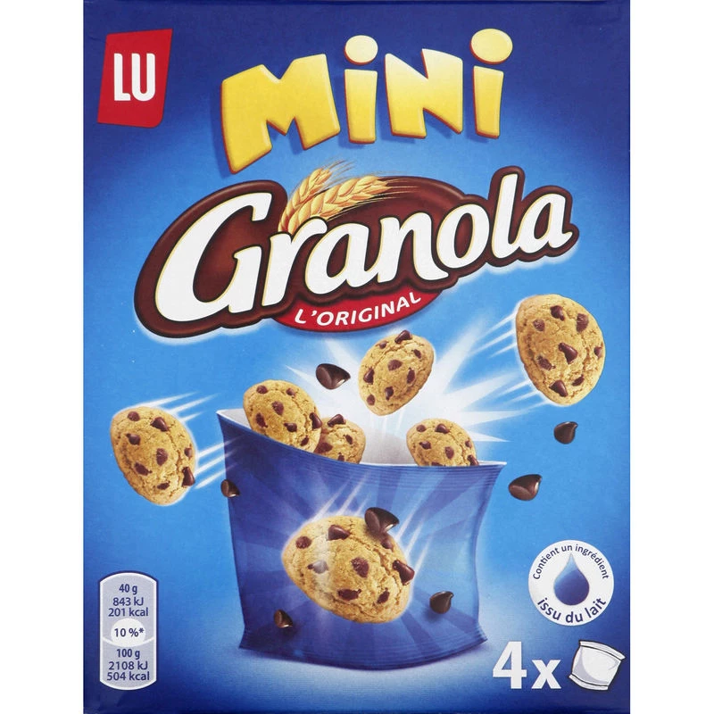 Mini biscoitos 4x40g - GRANOLA