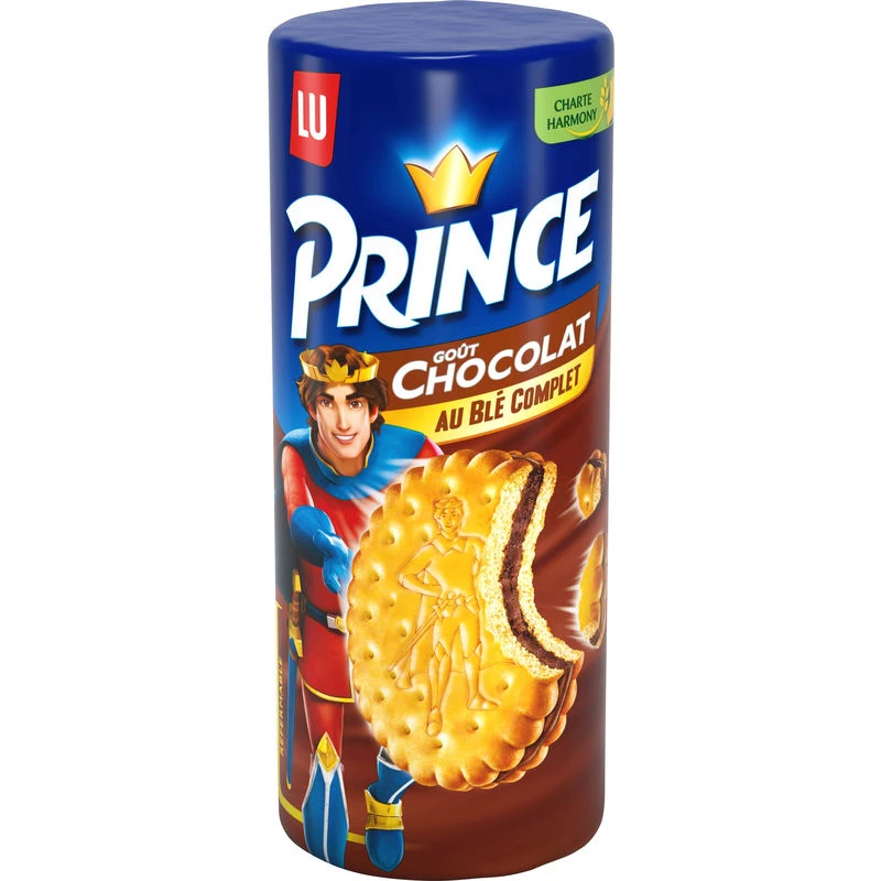 Печенье Prince цельнозерновое шоколадное 300г - PRINCE