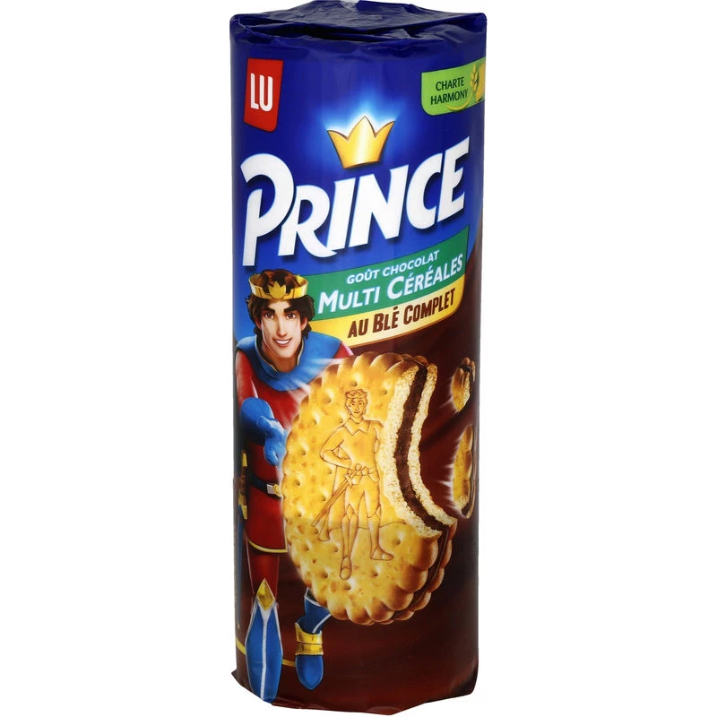 Печенье Prince мультизлаковое шоколадное 293г - PRINCE