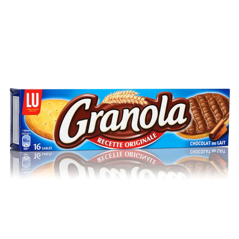 Milk chocolate biscuits x16 200g - GRANOLA