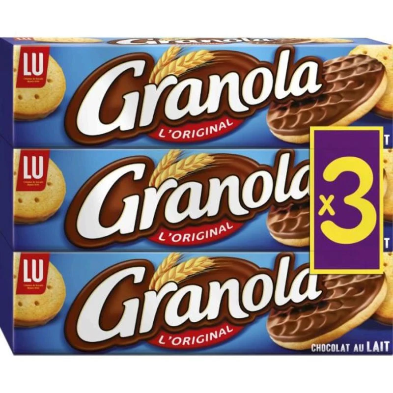 Bánh quy sô cô la sữa 3x200g - GRANOLA