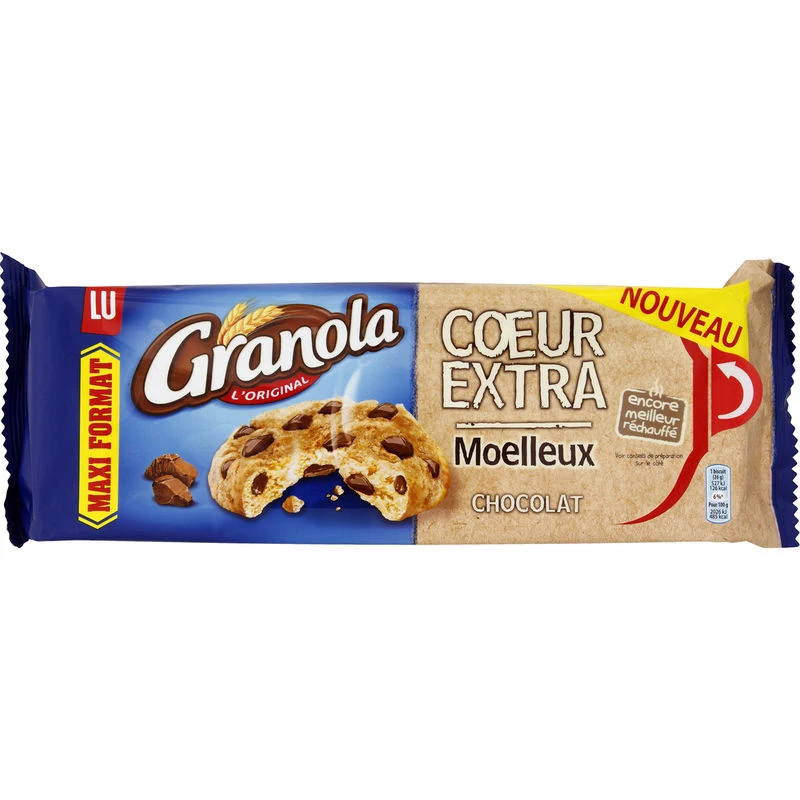 Extra soft chocolate heart cookie 312g - GRANOLA
